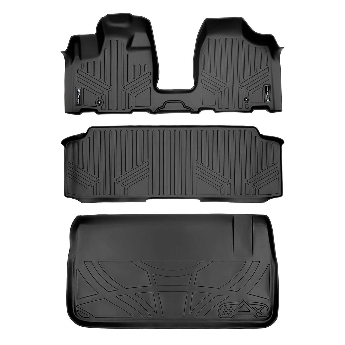 2013-2020 Dodge Grand Caravan Floor Liners | 2nd Row Bench Seats, No Super Console | SMARTLINER