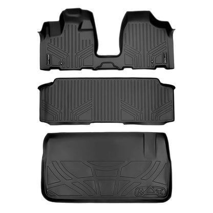 2013-2020 Dodge Grand Caravan Floor Liners | 2nd Row Bench Seats, No Super Console | SMARTLINER