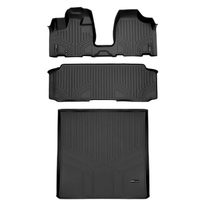 2013-2020 Dodge Grand Caravan Floor Liners | 2nd Row Bench Seats, No Super Console | SMARTLINER
