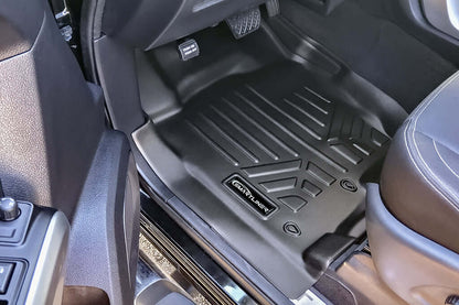 2017-2024 Nissan Titan Floor Liners | Crew Cab Models with 1st Row Bucket Seats and Carpeted Flooring| SMARTLINER