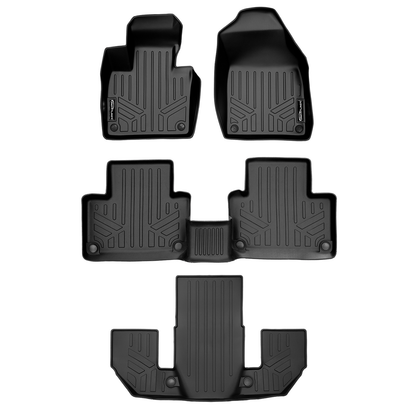 2021-2024 Volvo XC90 Recharge Floor Liners|6 Passenger Models|SMARTLINER
