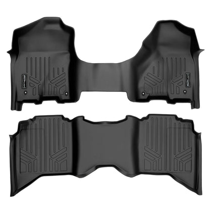 2012 Ram 3500 Floor Liners|Crew Cab Models (No PTO Kit, Over the Hump Coverage)|SMARTLINER