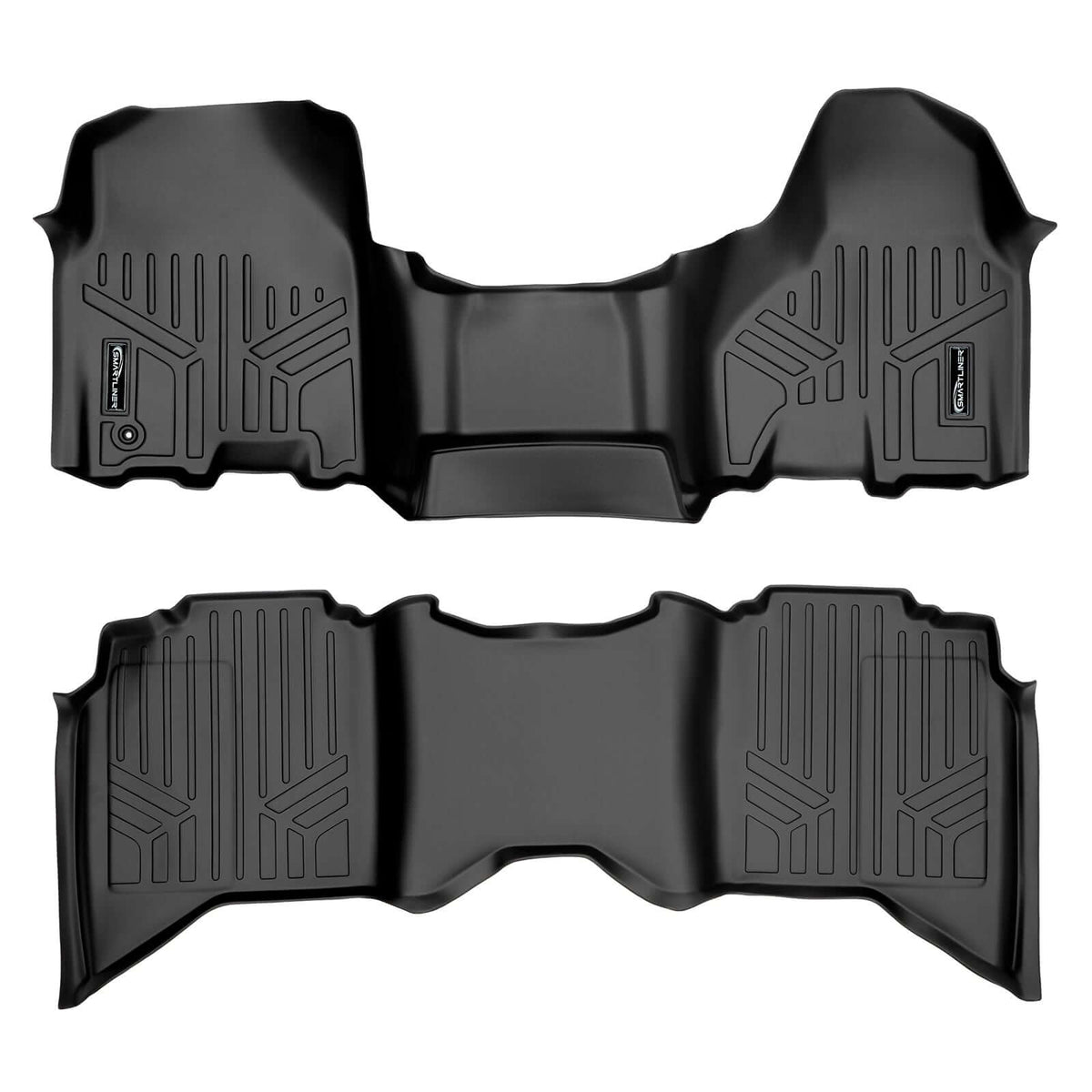 2012 Ram 1500 Floor Liners|Crew Cab Models (1st Row Bench or Bucket, No Over the Hump Coverage, No PTO Kit, No 4x4 Shifter)|SMARTLINER