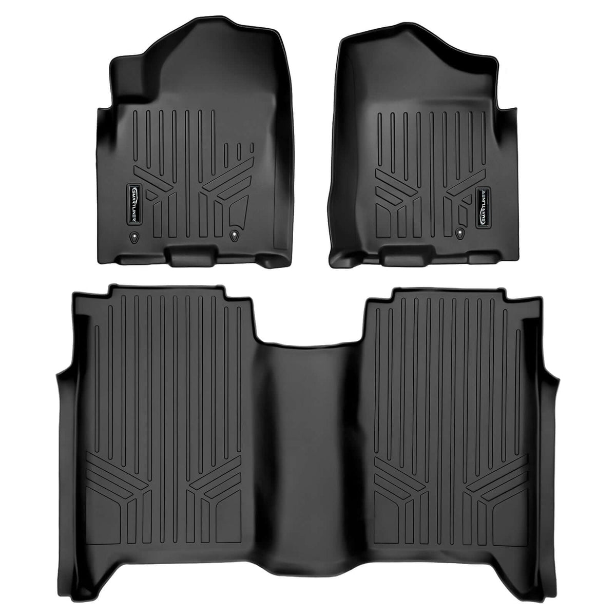 2008-2015 Nissan Titan Floor Liners | Crew Cab Models | SMARTLINER
