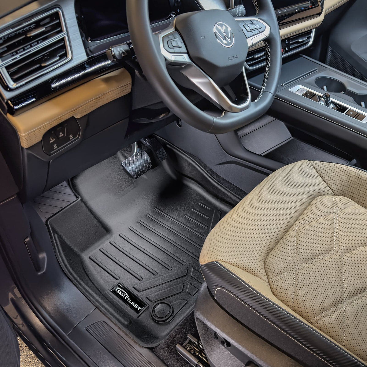 2020-2026 Volkswagen Atlas Cross Sport Floor Liners|7 Passenger|SMARTLINER