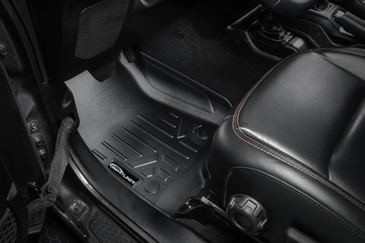 2020-2026 Jeep Gladiator Floor Liners|Equipped with Non-Lockable Storage Wall|SMARTLINER