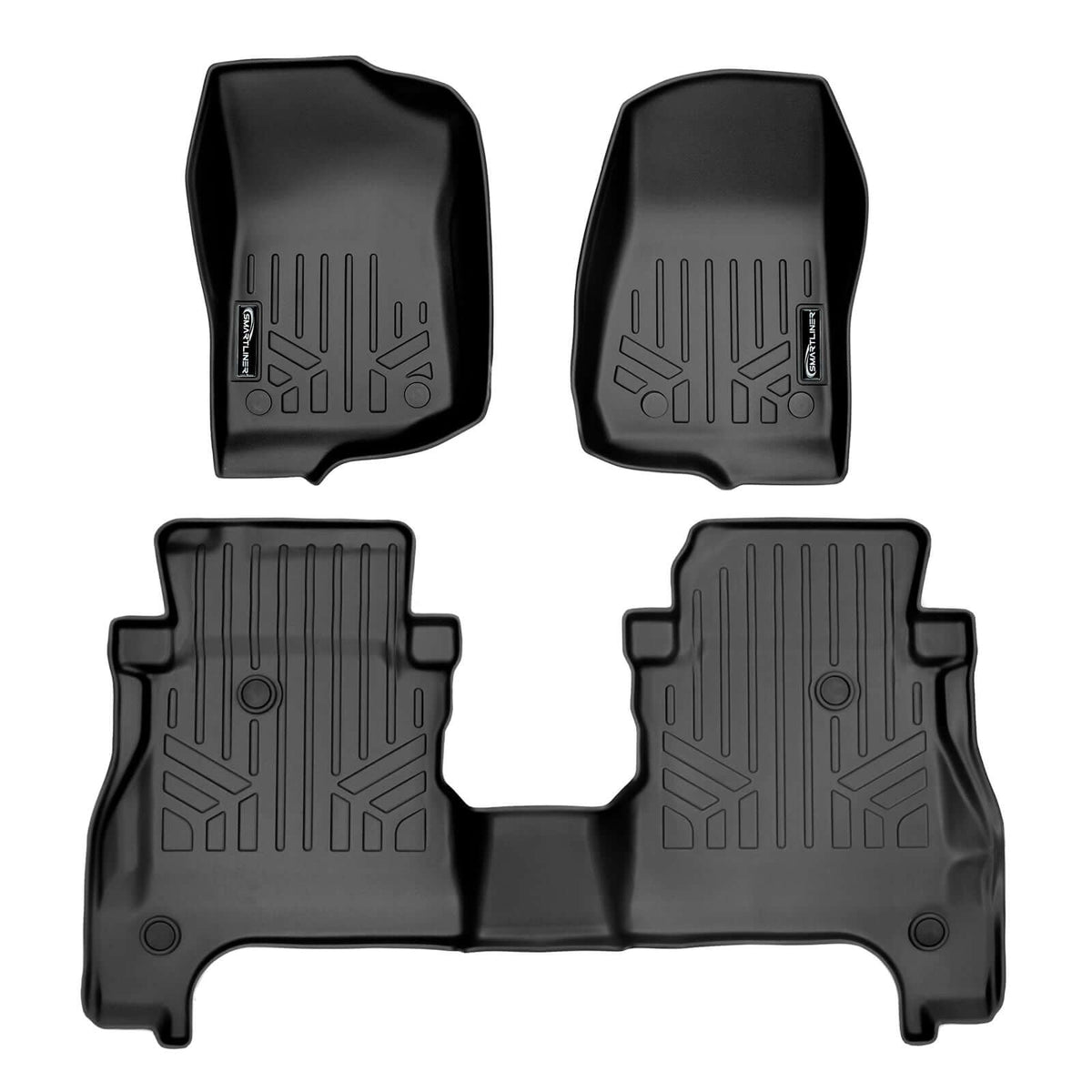2020-2026 Jeep Gladiator Floor Liners|Equipped with Lockable Under-Seat Storage|SMARTLINER