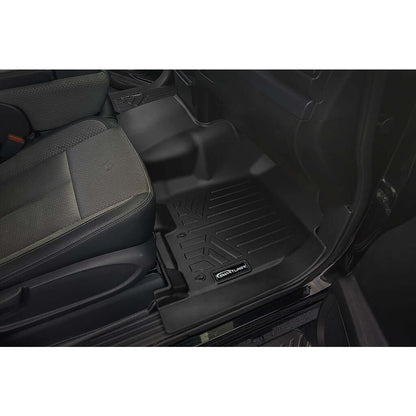 2017-2024 Nissan Titan Floor Liners | Crew Cab Models with 1st Row Bench Seat and Carpeted Flooring | SMARTLINER