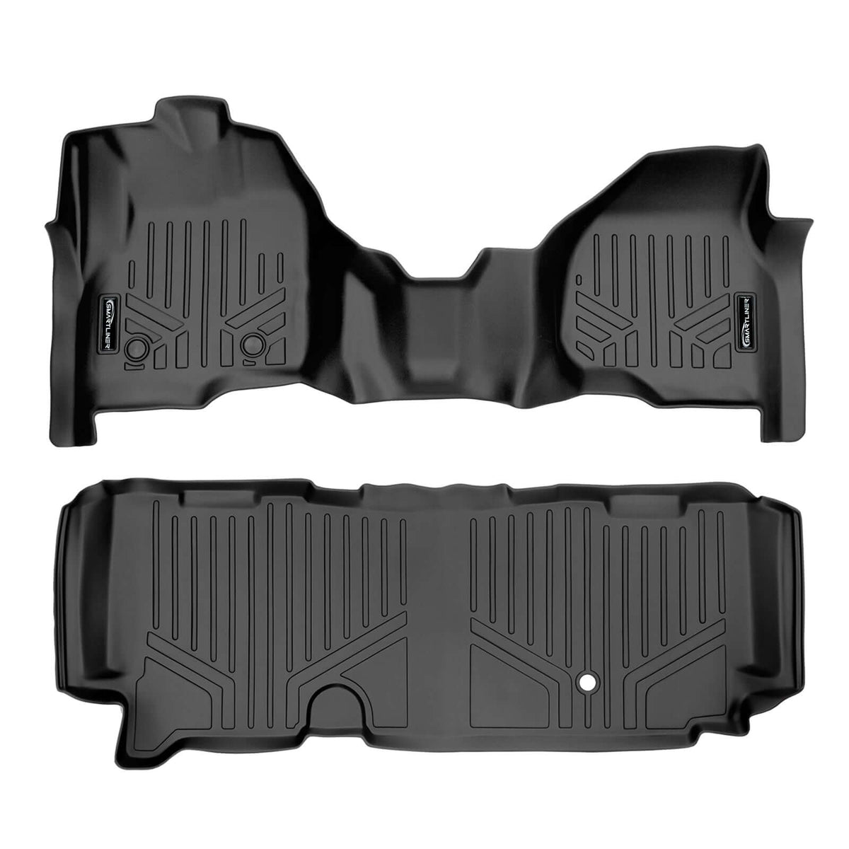 2012 Ford F-450 Floor Liners|Super Cab Models (W/Raised Footrest Not Over the hump)|SMARTLINER