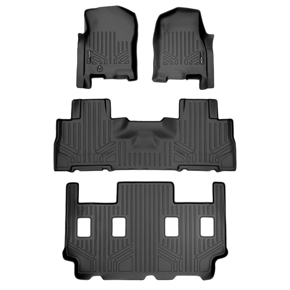 2007-2010 Ford Expedition EL Floor Liners|7 Passenger Models|SMARTLINER