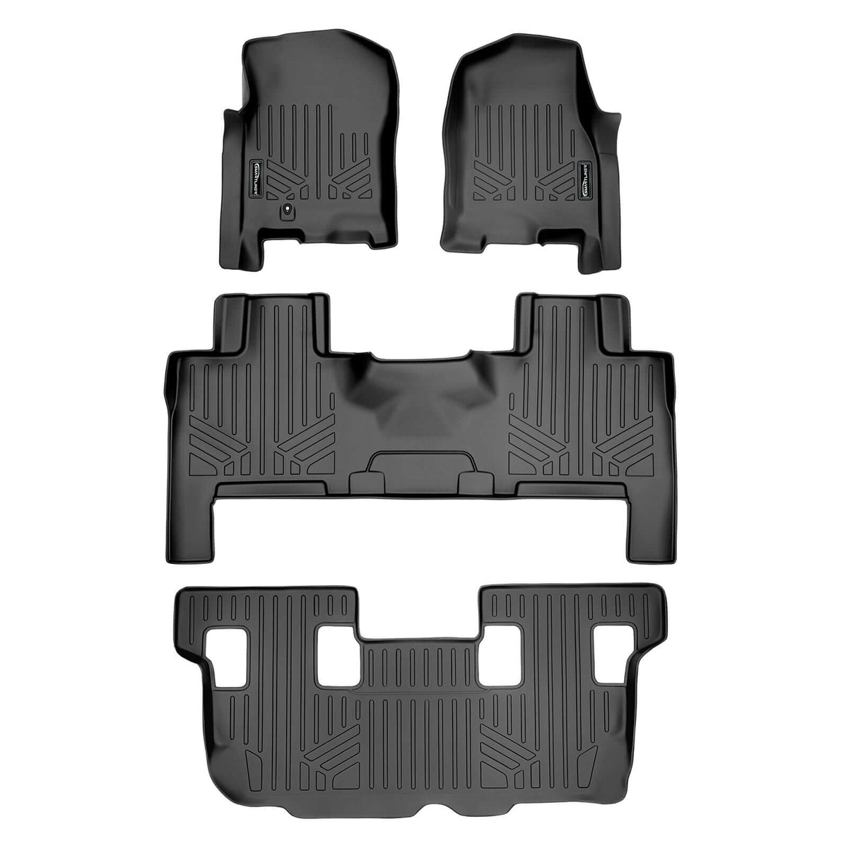 2007-2010 Ford Expedition Floor Liners|8 Passenger Models|SMARTLINER