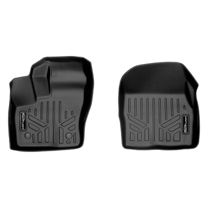 2014-2017 Ford Transit Connect Floor Liners|Passenger Van, Standard Wheel Base Models (Carpet floor with secondary footrest. (Wagon - SWB/LWB)(Carpet Floor))|SMARTLINER