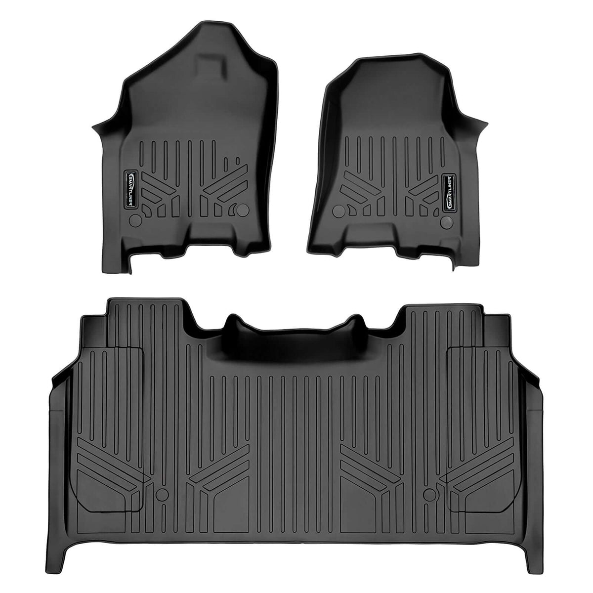 2021-2024 Ram 1500 TRX Floor Liners|No over the hump coverage, with underseat storage|SMARTLINER