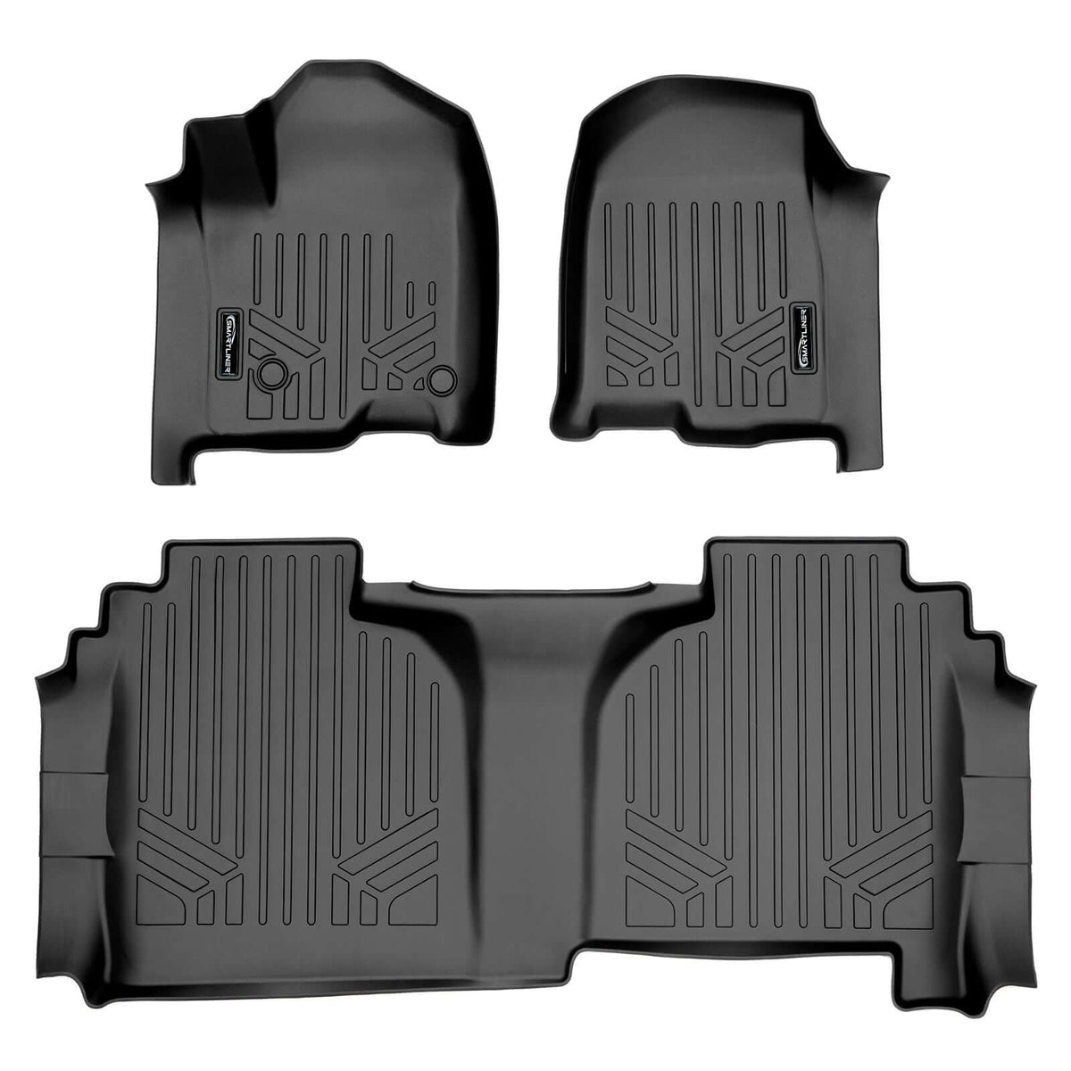 2020-2026 GMC Sierra 2500 HD Floor Liners|Double Cab Models (without OTH w/o rear under-seat storage)|SMARTLINER