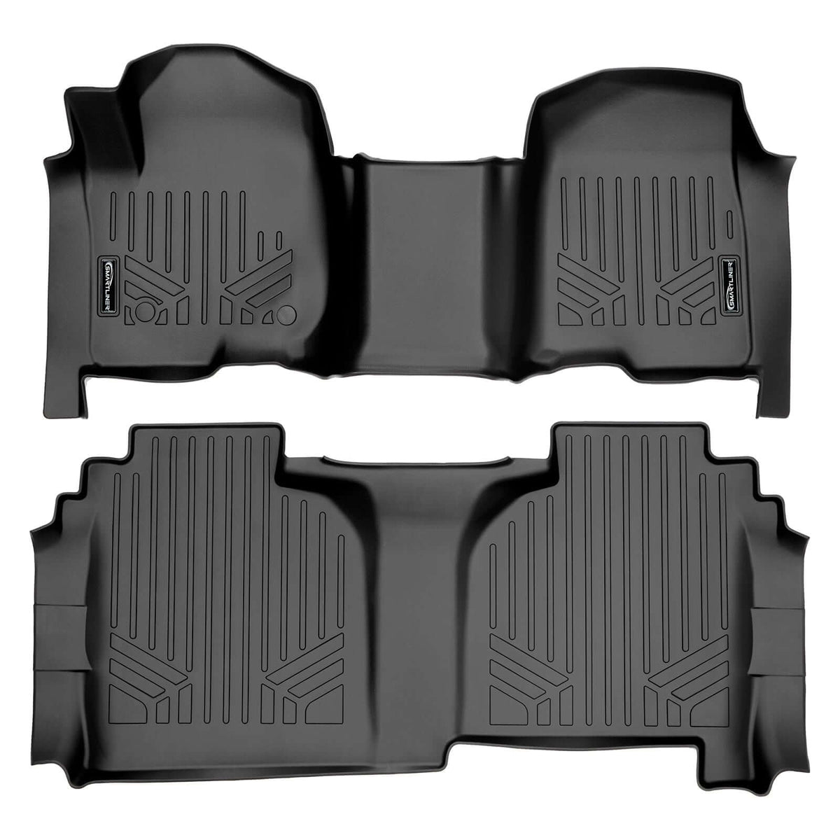 2019-2026 Chevrolet Silverado 1500 Floor Liners|Double Cab Models (OTH w/o rear under-seat storage)|SMARTLINER