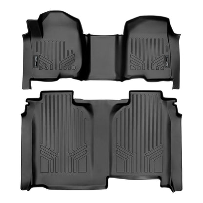 2020-2026 GMC Sierra 2500 HD Floor Liners|Crew Cab Models (Provides over-the-hump coverage. Fits CARPET models WITHOUT rear under-seat storage)|SMARTLINER