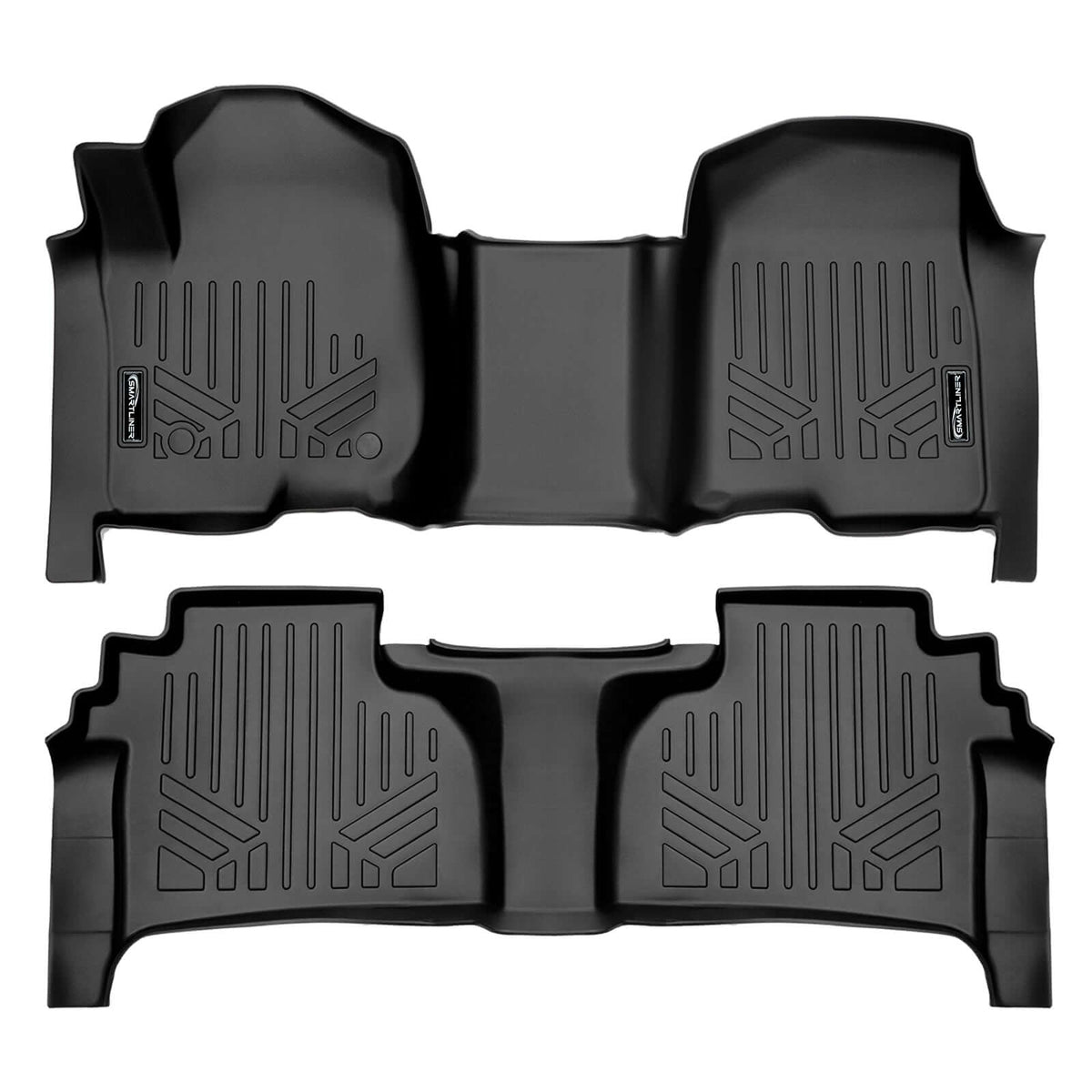 2020-2026 GMC Sierra 3500 HD Floor Liners|Double Cab Models (OTH w/ rear under-seat storage)|SMARTLINER