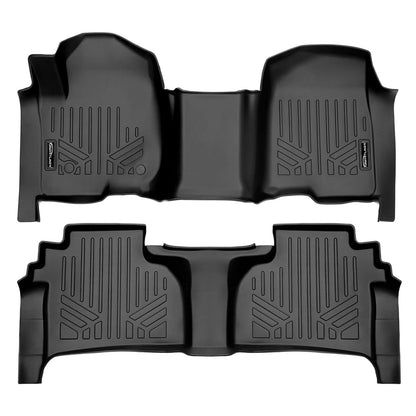 2020-2026 GMC Sierra 3500 HD Floor Liners|Double Cab Models (OTH w/ rear under-seat storage)|SMARTLINER