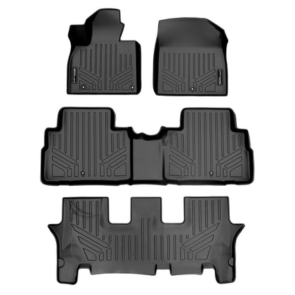 2020-2025 Kia Telluride Floor Liners|8 Passenger Models|SMARTLINER