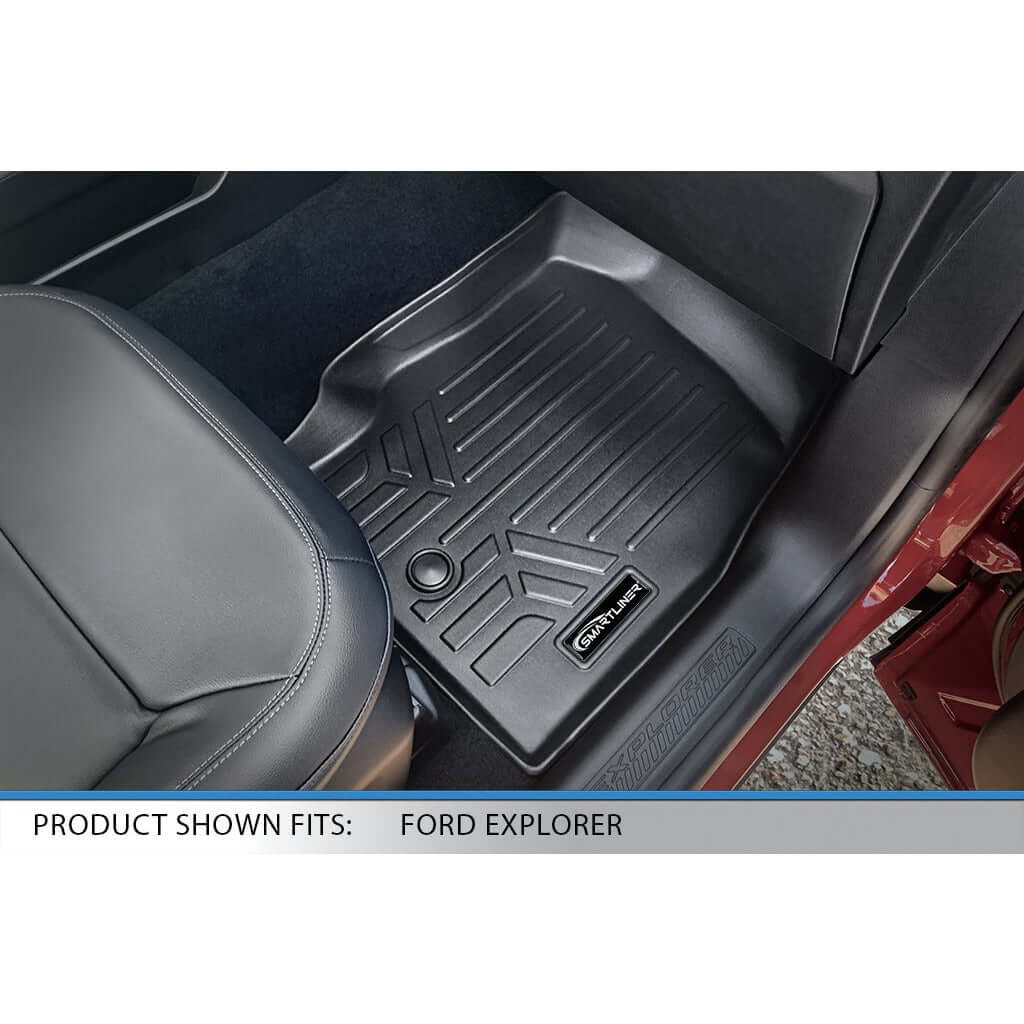 2020-2026 Ford Explorer Hybrid Floor Liners|For 2021 models works without passenger retention on the floor|SMARTLINER