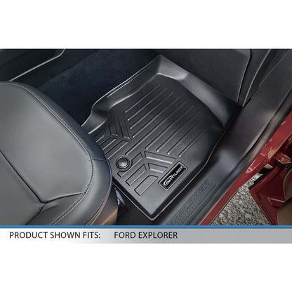 2020-2026 Ford Explorer Hybrid Floor Liners|For 2021 models works without passenger retention on the floor|SMARTLINER