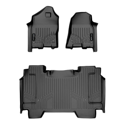 2019-2024 Dodge Ram 1500 Floor Liners|No Over the Hump Coverage; w/o rear under seat fold-flat storage|SMARTLINER