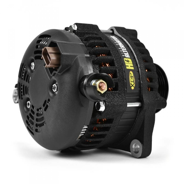 XDP Wrinkle Black HD High Output Alternator XD352