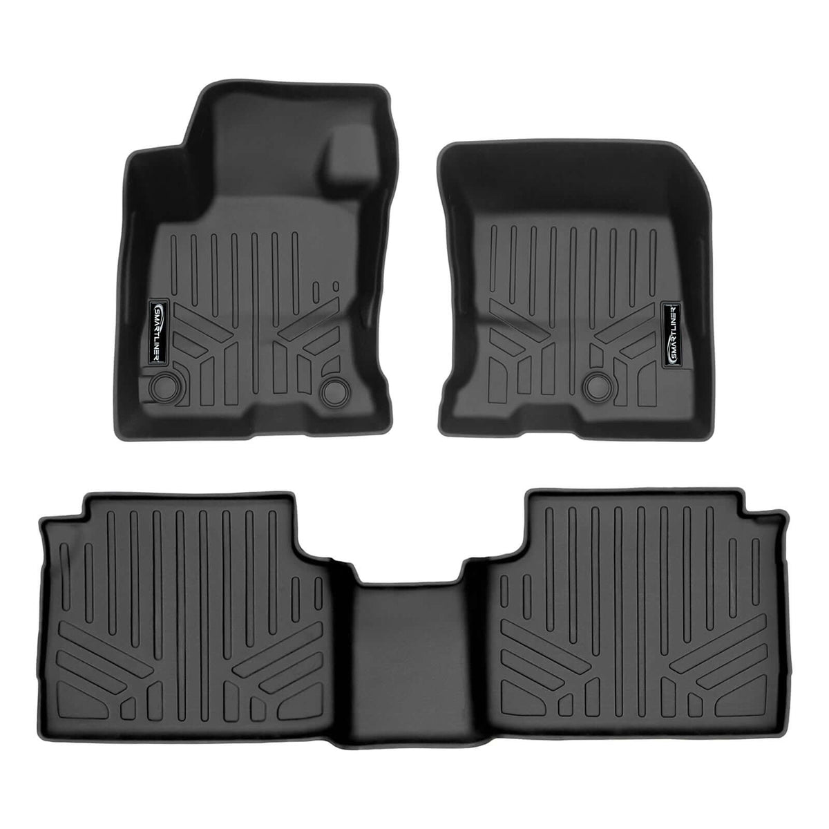 2020-2026 Ford Escape Plug-in Hybrid Floor Liners|For the passenger mat w/o ring, will be use mat with ring (2022 model)|SMARTLINER