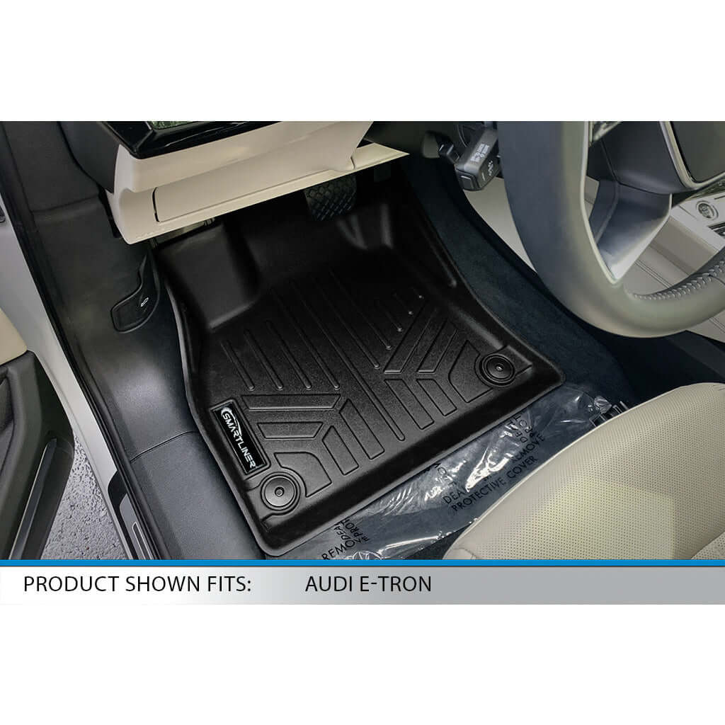 2024-2026 Audi Q8 e-tron / Q8 Sportback e-tron Floor Liners|Fits without 2nd Row Retention|SMARTLINER