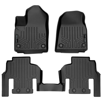 2023-2025 Jeep Grand Wagoneer L Floor Liners|7 Passenger Models|SMARTLINER