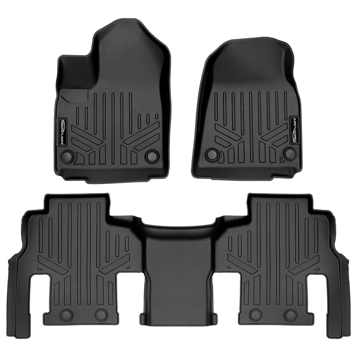 2022-2025 Jeep Wagoneer Floor Liners|8 Passenger Models|SMARTLINER
