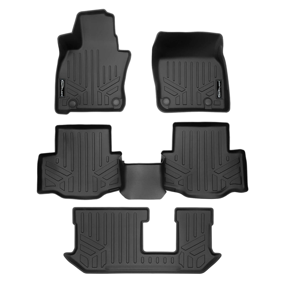 2024-2026 Mazda CX90 PHEV Floor Liners|8 Passenger Models|SMARTLINER