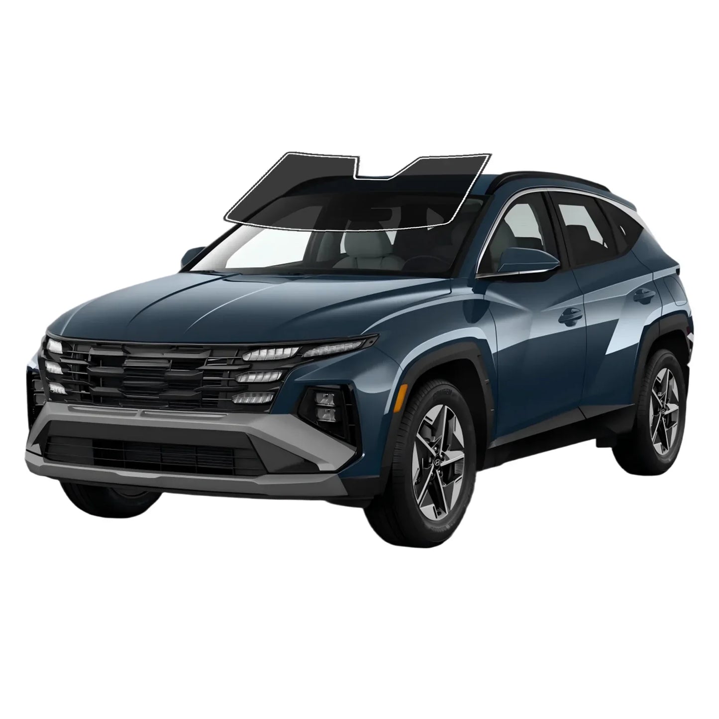 Precut Window Tint Kit for Hyundai Tucson (2022–2026) | UV-IR Block & Privacy Film
