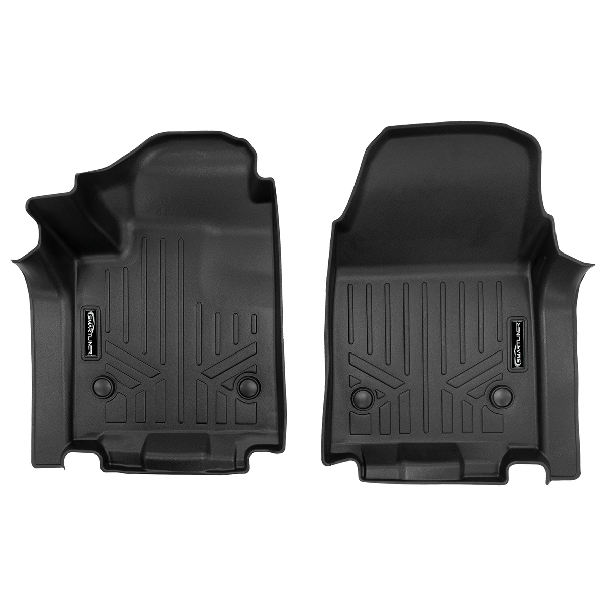 2024-2026 GMC Sierra Floor Liners|Fits 1st row bucket seats Without Multi-Flex Midgate|SMARTLINER