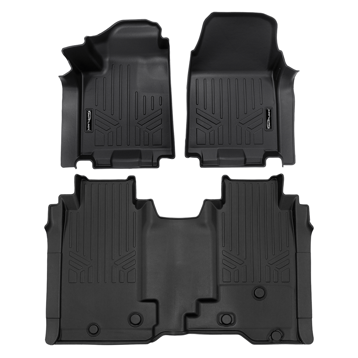 2024-2026 GMC Sierra Floor Liners|Fits 1st row bucket seats Without Multi-Flex Midgate|SMARTLINER