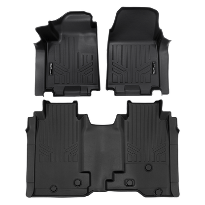 2024-2026 GMC Sierra Floor Liners|Fits 1st row bucket seats Without Multi-Flex Midgate|SMARTLINER