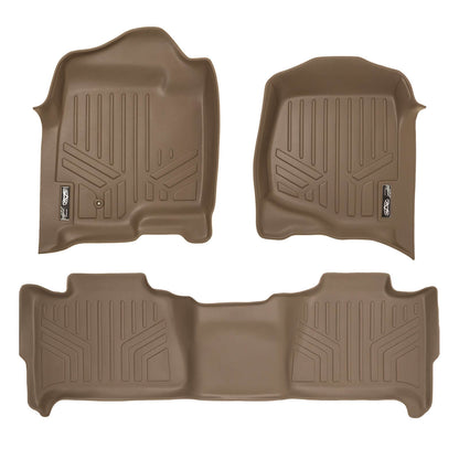 2007-2014 GMC Yukon XL Floor Liners|Optional Trimline for vehicles with 1st front row Bench seats|SMARTLINER