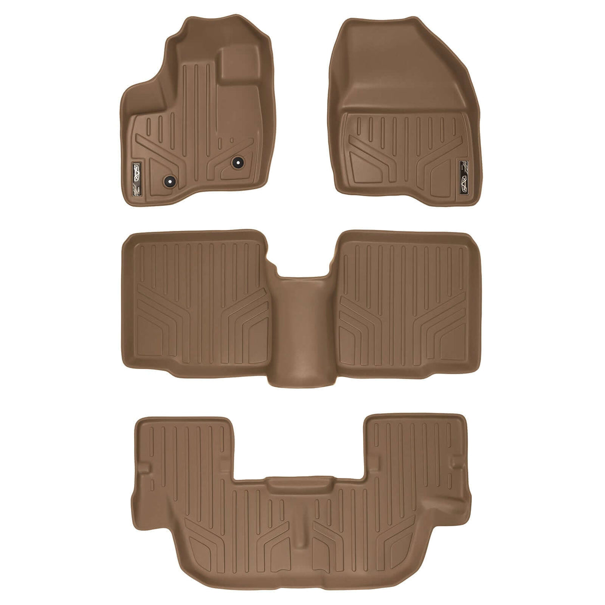 2011-2014 Ford Explorer Floor Liners|8 Passenger Models|SMARTLINER