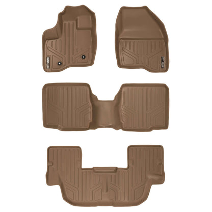 2011-2014 Ford Explorer Floor Liners|7 Passenger Models|SMARTLINER