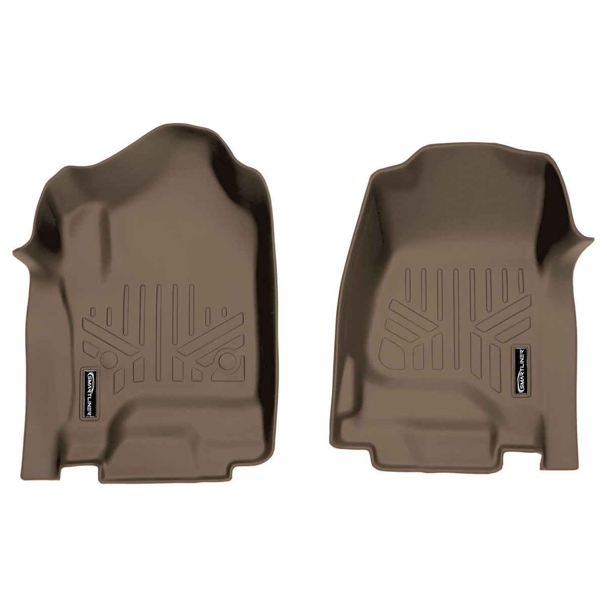 2015-2019 Chevrolet Silverado 3500 HD Floor Liners|Crew Cab Models (2nd row half coverage. Not 4x4 Shifters - No E-Assist Models)|SMARTLINER