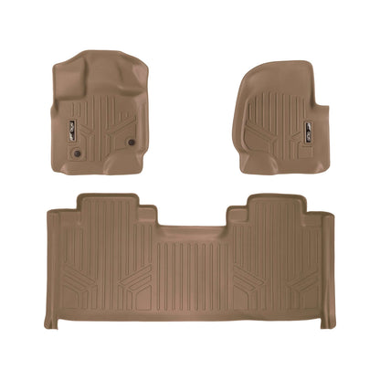 2015-2027 Ford F-150 Floor Liners | Super Cab Models 1st row Bucket Seats |SMARTLINER