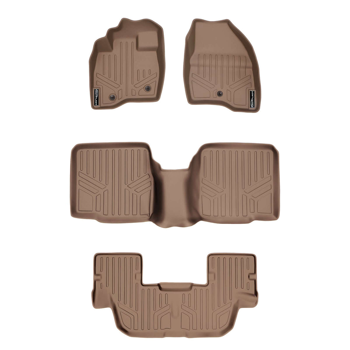 2017-2019 Ford Explorer Floor Liners|8 Passenger Models|SMARTLINER