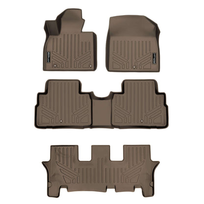 2020-2025 Kia Telluride Floor Liners|8 Passenger Models|SMARTLINER