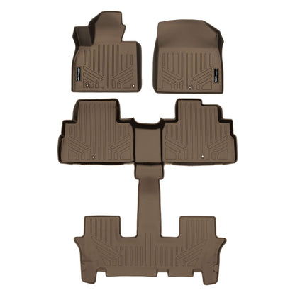 2020-2025 Kia Telluride Floor Liners|7 Passenger Models|SMARTLINER