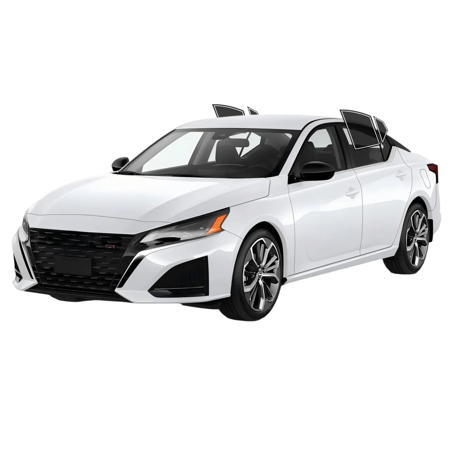 Precut Window Tint Kit for Nissan Altima Sedan (2019–2025) | UV Block & Privacy Film