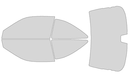 Precut Window Tint Kit for Honda Civic Coupe (2001–2005) | UV Block & Privacy Film