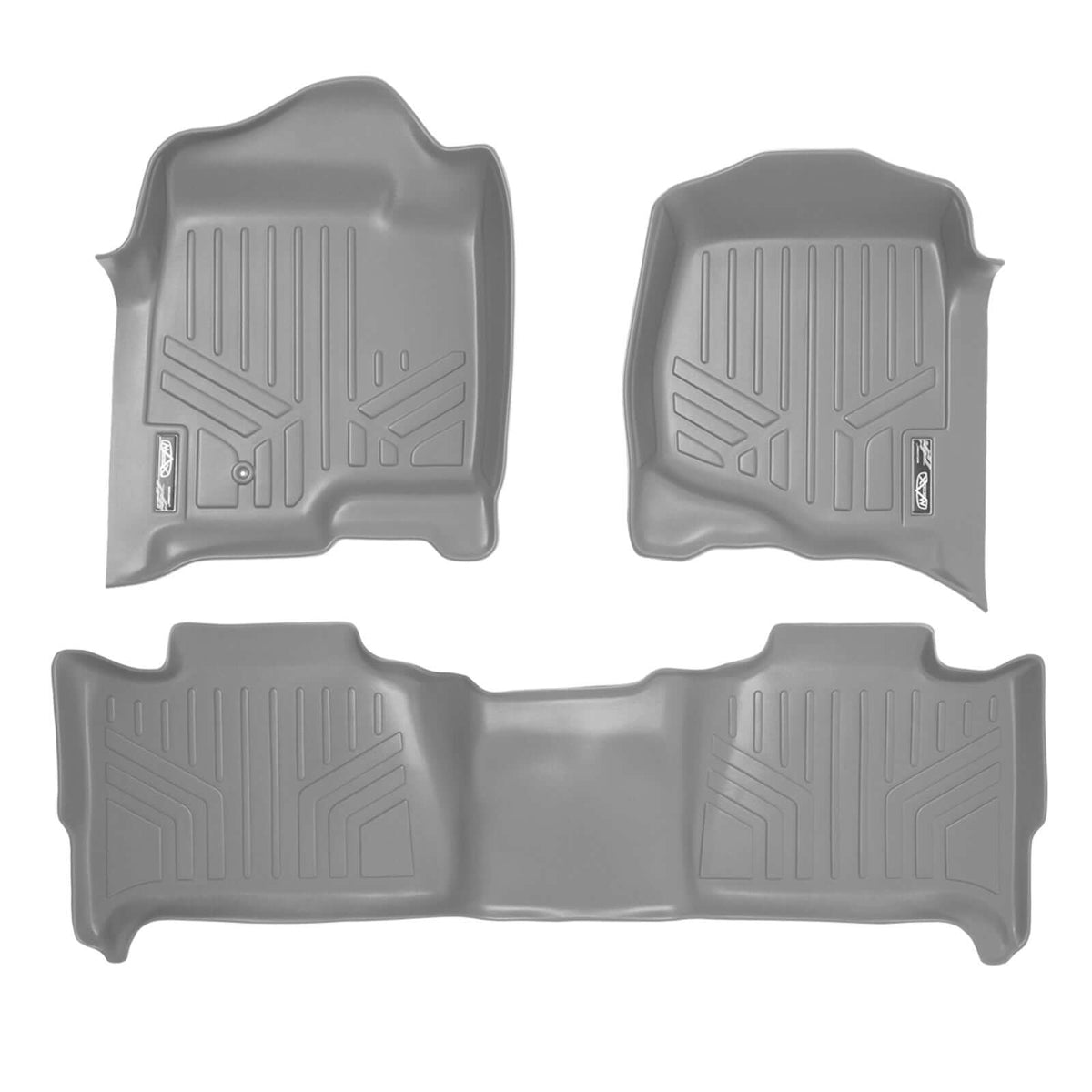 2007-2014 GMC Yukon XL Floor Liners|Optional Trimline for vehicles with 1st front row Bench seats|SMARTLINER