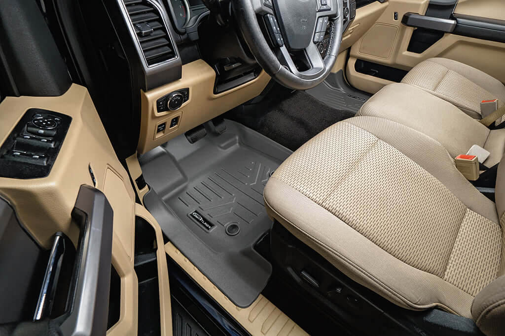 2015-2027 Ford F-150 Floor Liners | Super Cab Models 1st row Bucket Seats |SMARTLINER