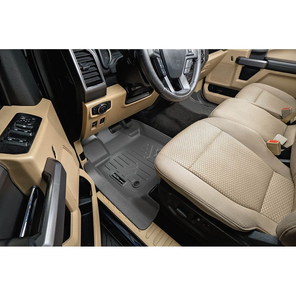 2015-2027 Ford F-150 Floor Liners | Super Cab Models 1st row Bucket Seats |SMARTLINER