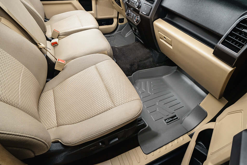 2015-2027 Ford F-150 Floor Liners | Super Cab Models 1st row Bucket Seats |SMARTLINER